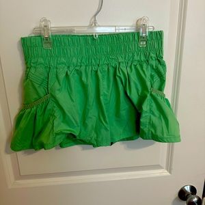 Free people get your flirt on green shorts athletic